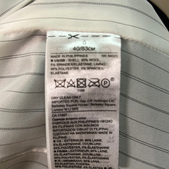 Banana Republic blazer Sz 0 - Picture 4 of 4